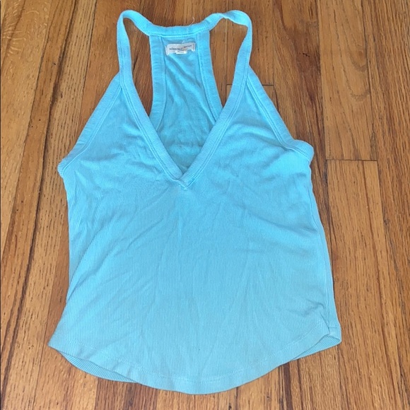 Urban Outfitters Tops - 🌹 4/25 blue crop tank top from urban outfitters!